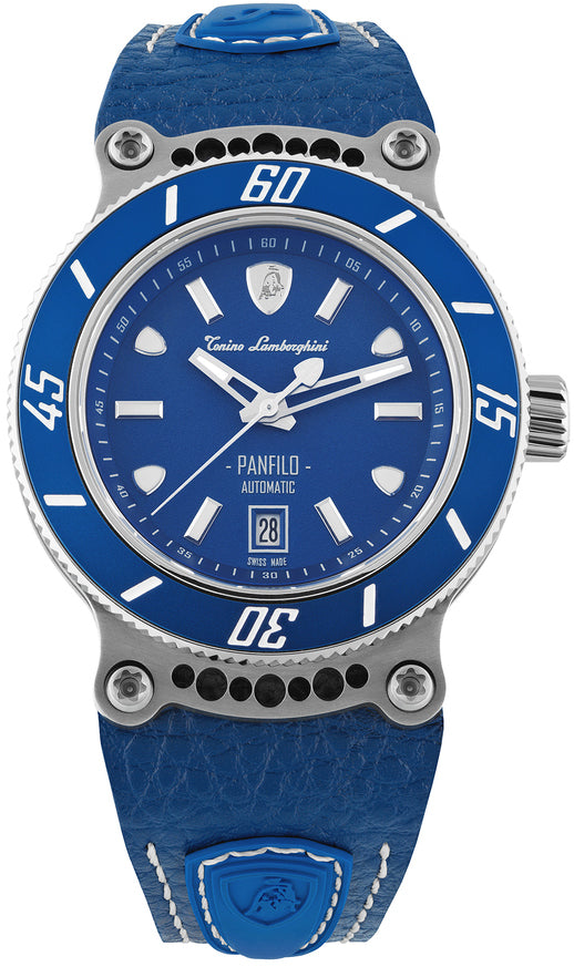 Tonino Lamborghini Watch Panfilo Titanium Blue