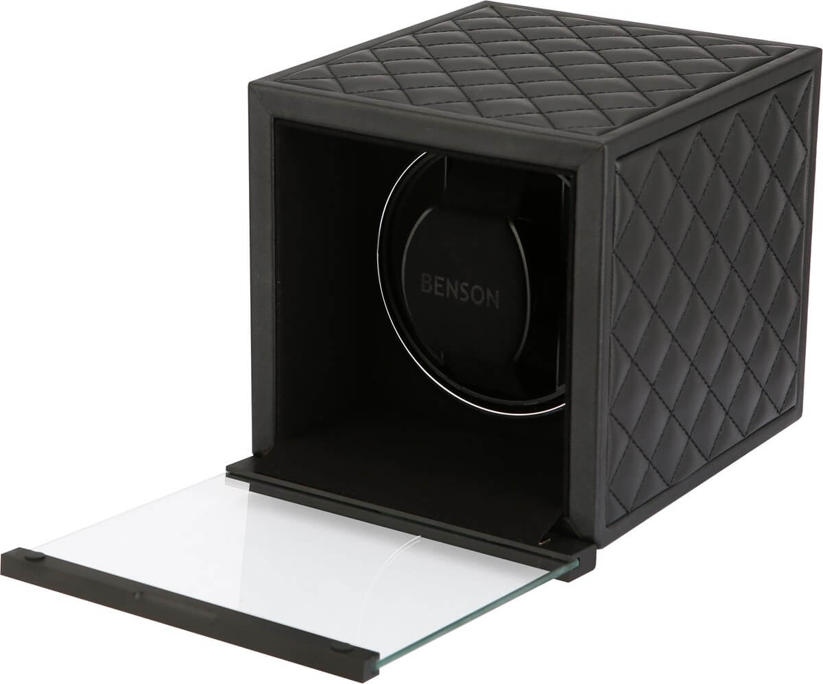 Benson Watch Winder Single Swiss Series 1.20 Black Leather