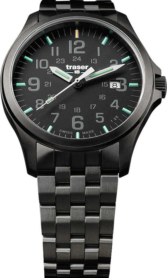 Traser H3 Watch Active Lifestyle P67 Officer Pro Gunmetal Black