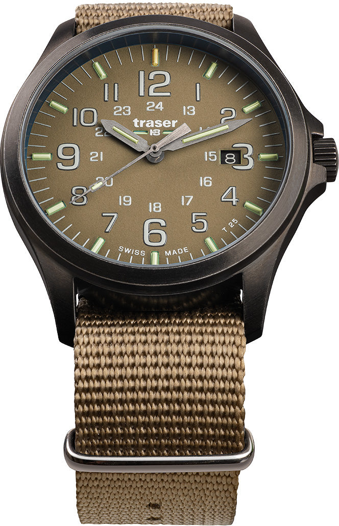 Traser H3 Watch Active Lifestyle P67 Officer Pro Gunmetal Khaki