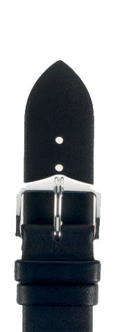 Hirsch Strap Italocalf Black Medium 8mm