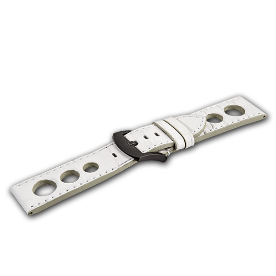 U-boat Strap 5011 Ipb 20/20 Alligator Matt White Tongue Buckle D