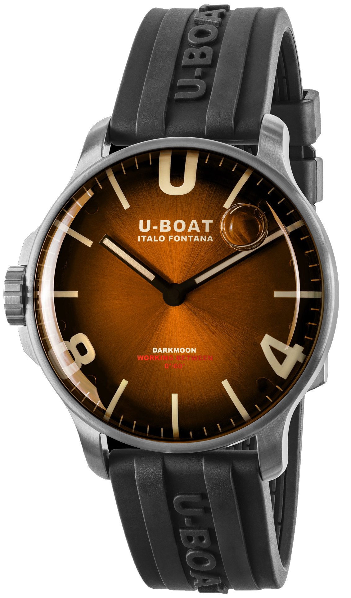 U-boat Watch Darkmoon 44 Elegant Brown Ss