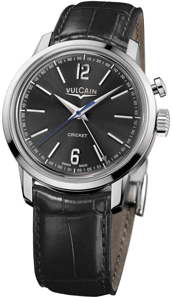 Vulcain Watch 50s Presidents Special Cricket Steel Charcoal