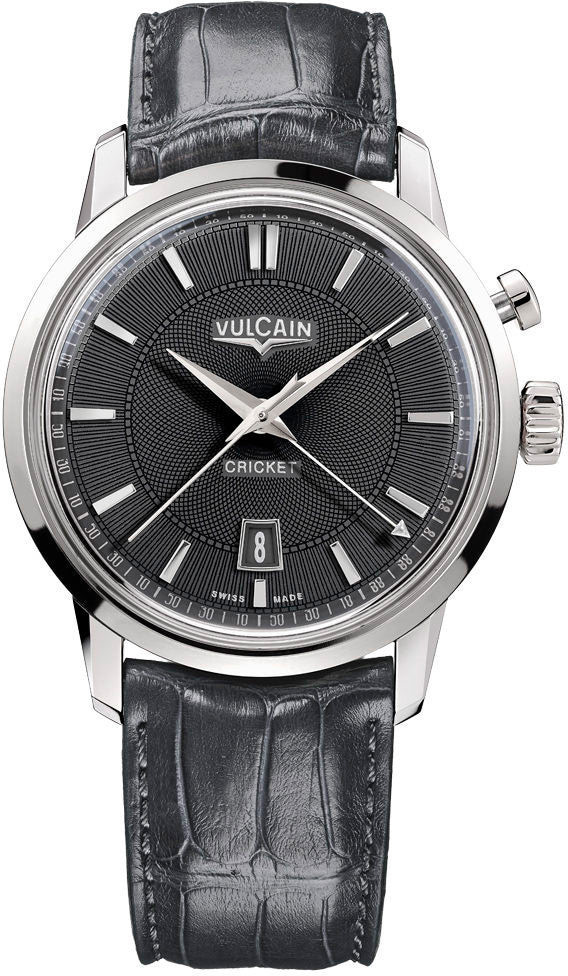 Vulcain Watch 50s Presidents Steel Greystone