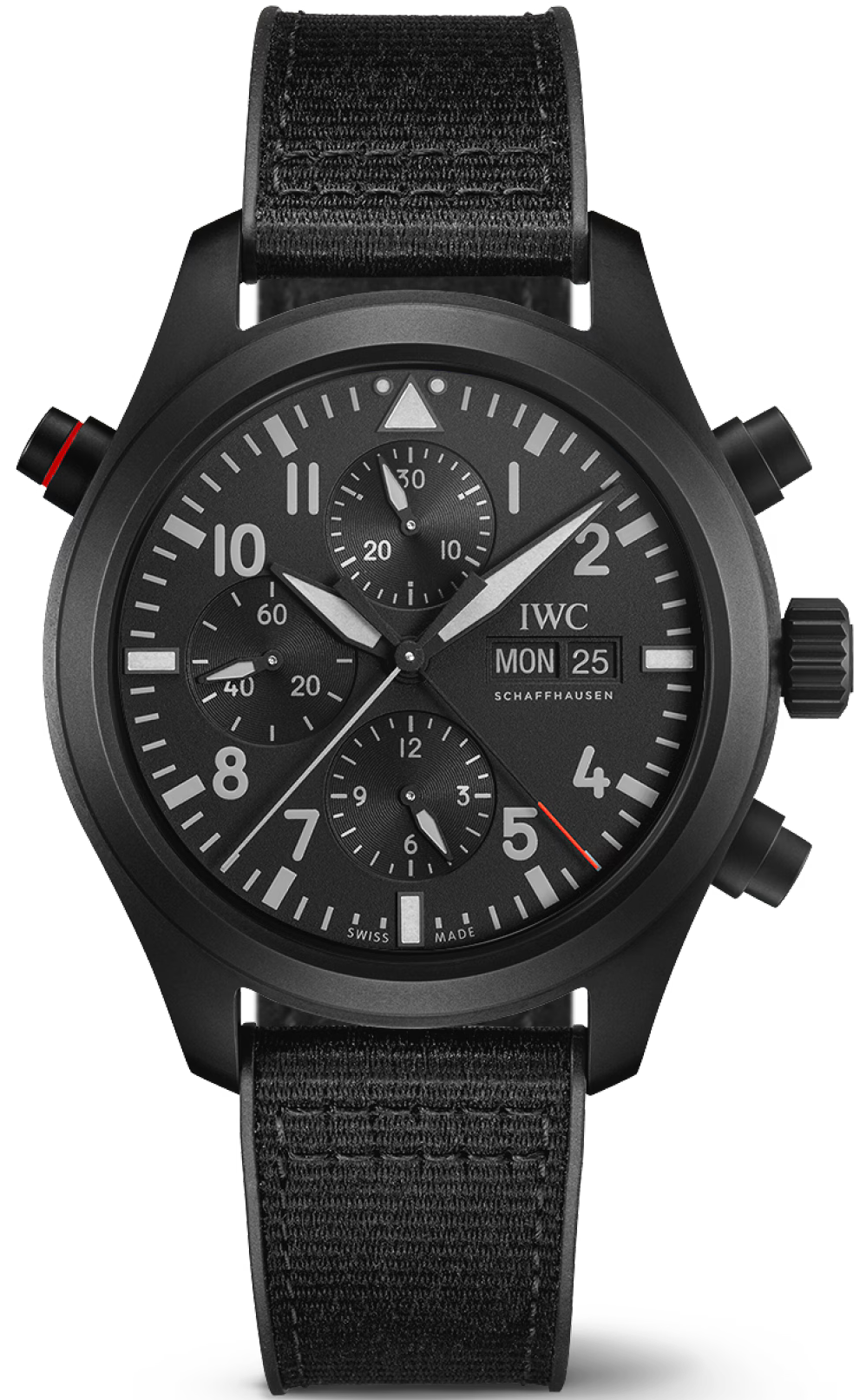 Iwc Pilots Double Chronograph Top Gun Ceratanium