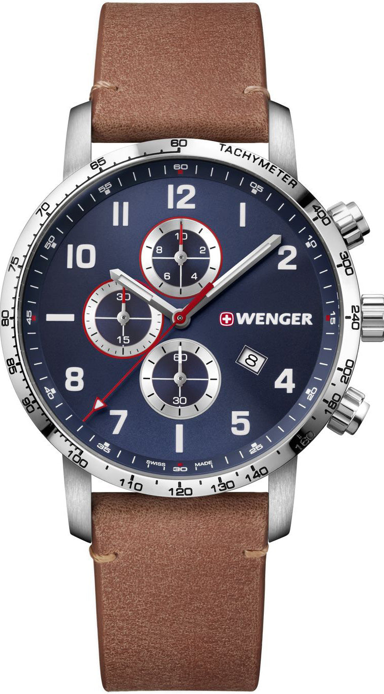 Wenger Watch Attitude Vertical Chrono Mens