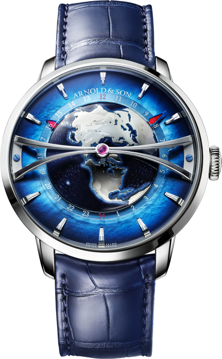 Arnold & Son Globetrotter Platinum Limited Edition