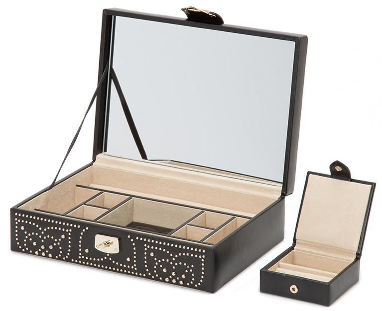 Wolf Jewellery Box Marrakesh Flat Black