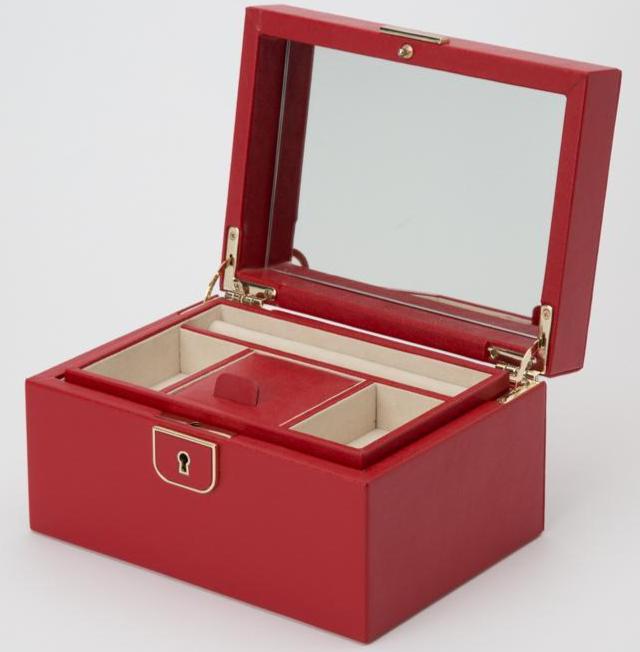 Wolf Jewellery Box Palermo Small Red