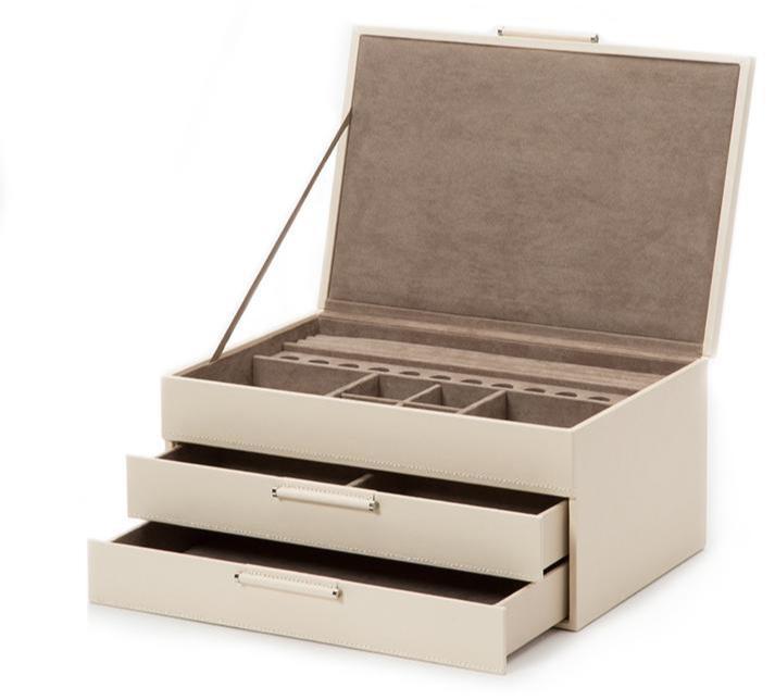 Wolf Jewellery Box Sophia Ivory