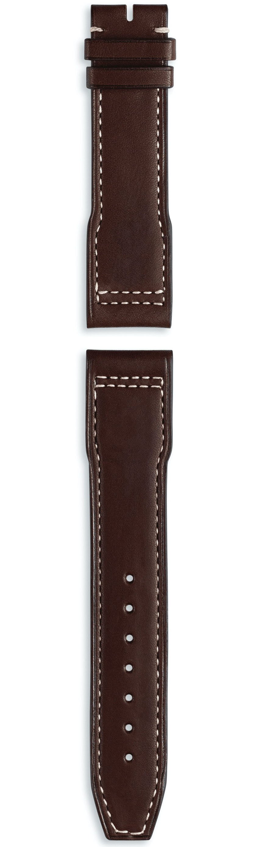 Iwc Strap Calfskin Brown For Pin Buckle Xs