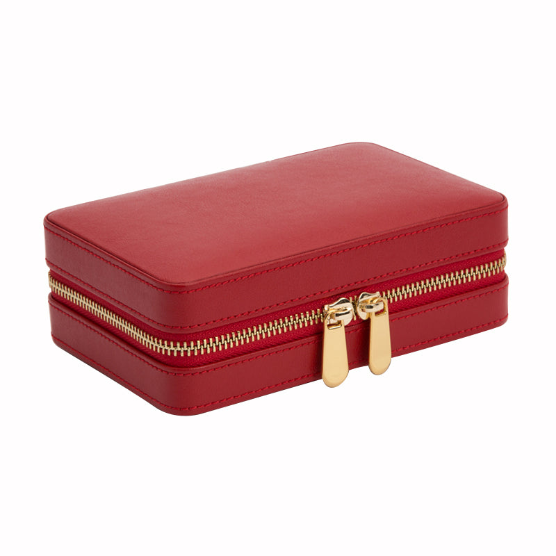 Wolf Jewellery Case Palermo Zip Red