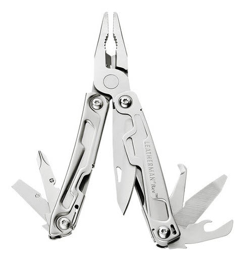 Leatherman Pocket Knife Rev Standard Box - Silver