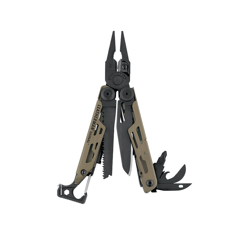 Leatherman Signal Multi-tool - Coyote & Black - Black