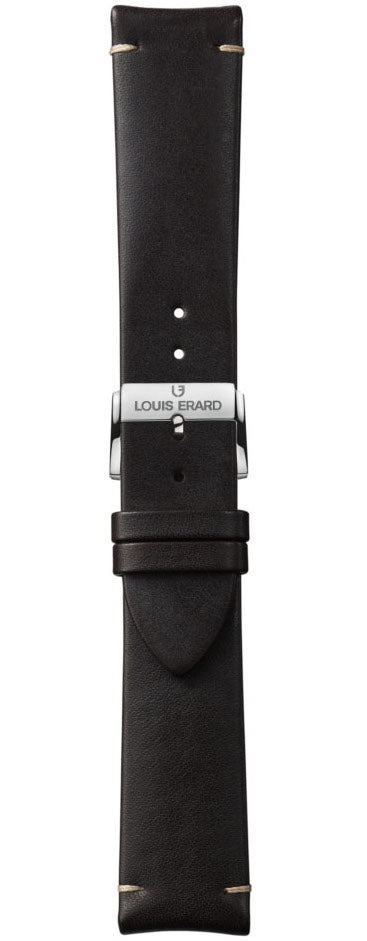 Louis Erard Strap Leather Dark Brown Baranil 22/20mm