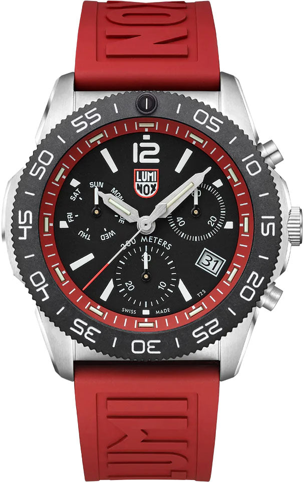 Luminox Sea Pacific Diver Chronograph 3140 Black Red