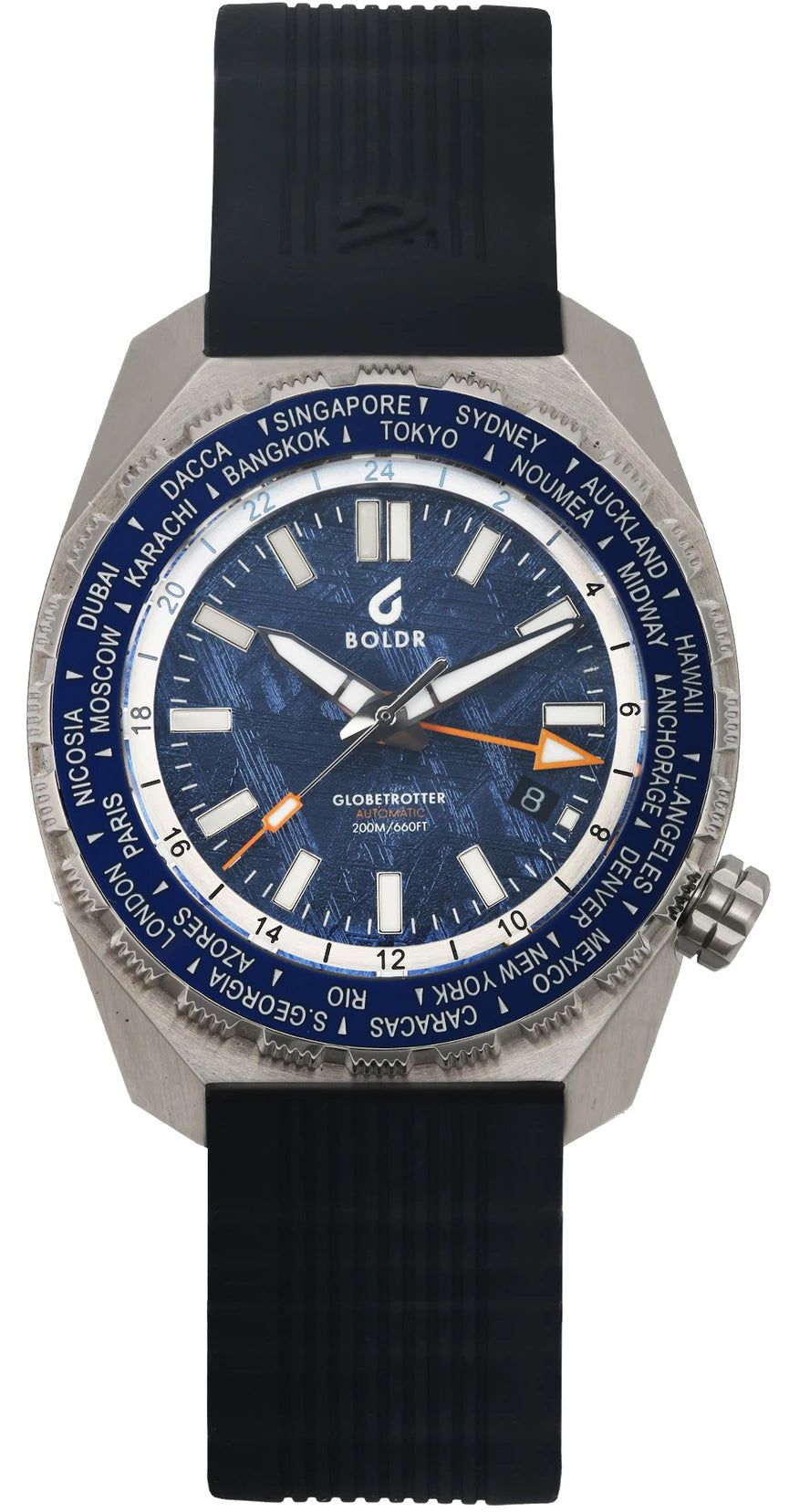 Boldr Watch Globetrotter Gmt Meteoblue