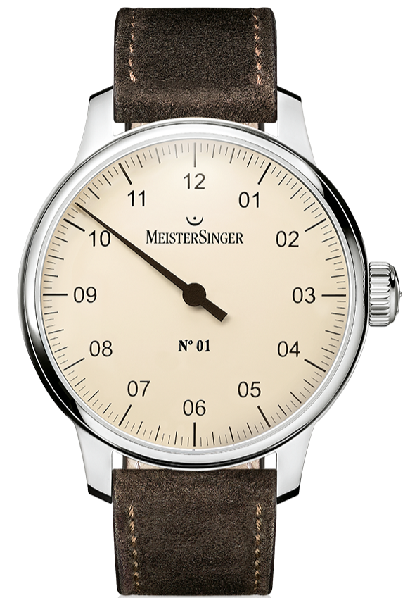 Meistersinger N. 01 Mens Suede Dark Brown