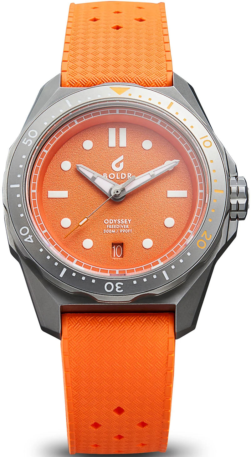 Boldr Watch Odyssey Freediver Citrus Orange Limited Edition