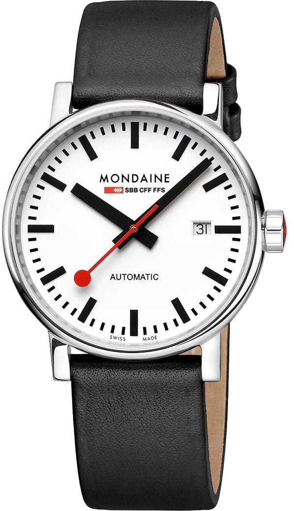 Mondaine Evo2 Big Auto 40mm Grape Leather