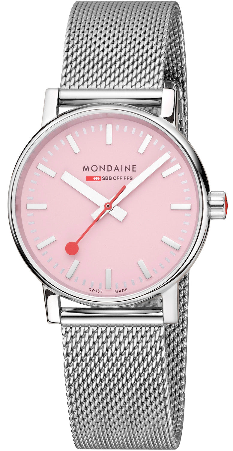 Mondaine Evo2 Sunrise 35mm Pink