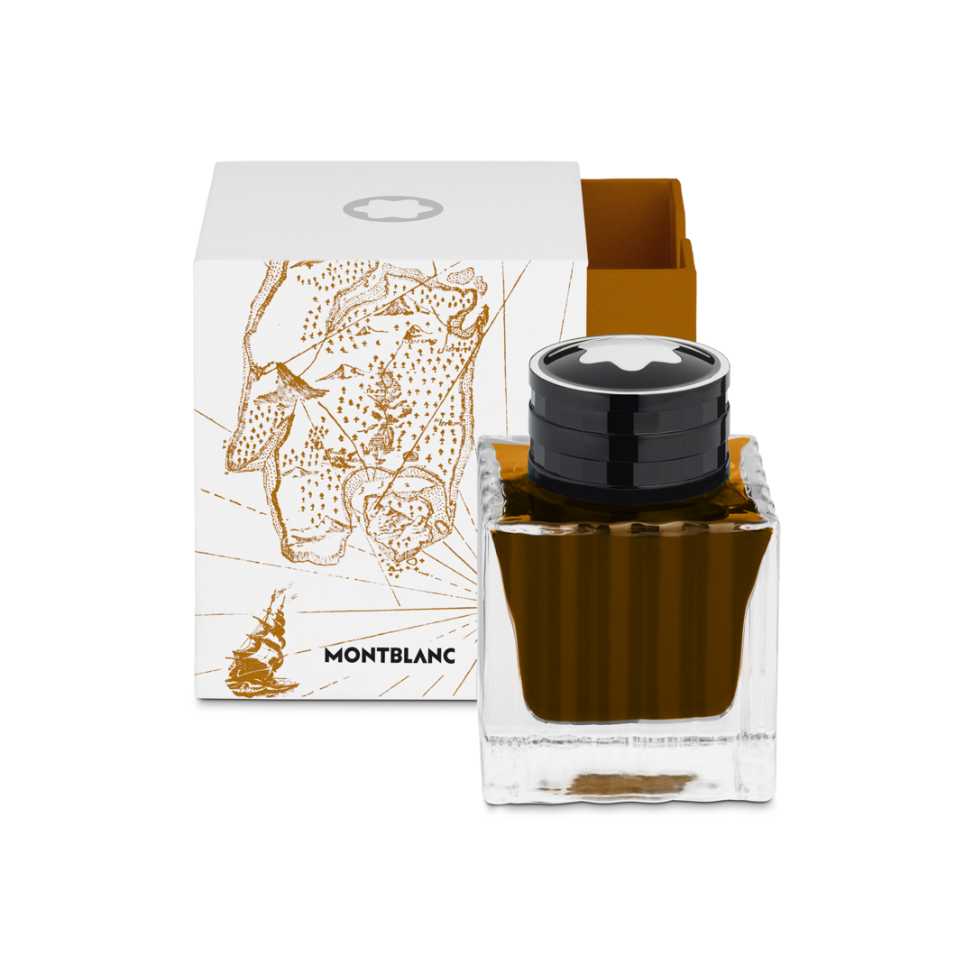 Montblanc Ink Bottle 50ml, Brown, Homage To Robert Louis Stevenson