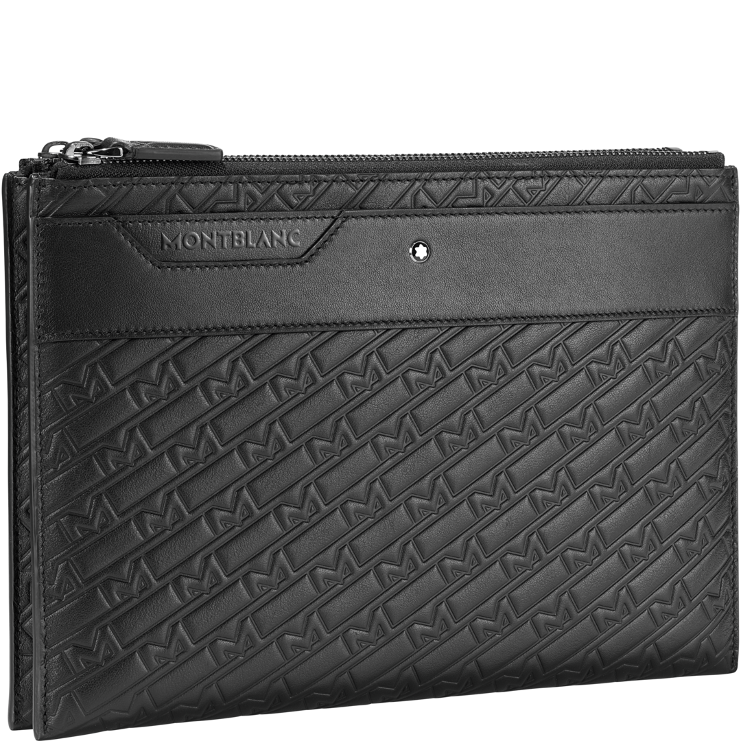 Montblanc M_gram 4810 Clutch 2 Compartments Black D - Black