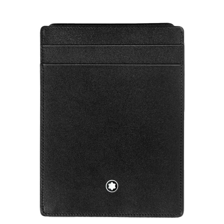 Montblanc Meisterstuck Black Wallet 4cc With Id Holder