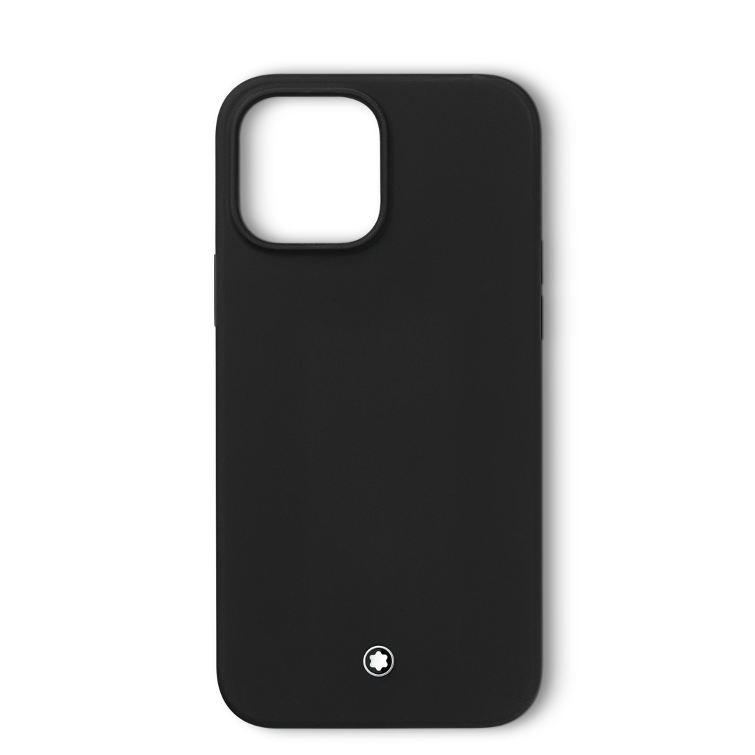 Montblanc Meisterstuck Selection Silicone Phone Case For Apple Iphone 14 Pro Max - Black