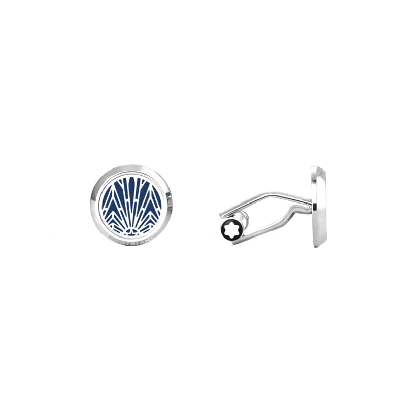 Montblanc Meisterstuck The Origin Collection Cufflinks Blue