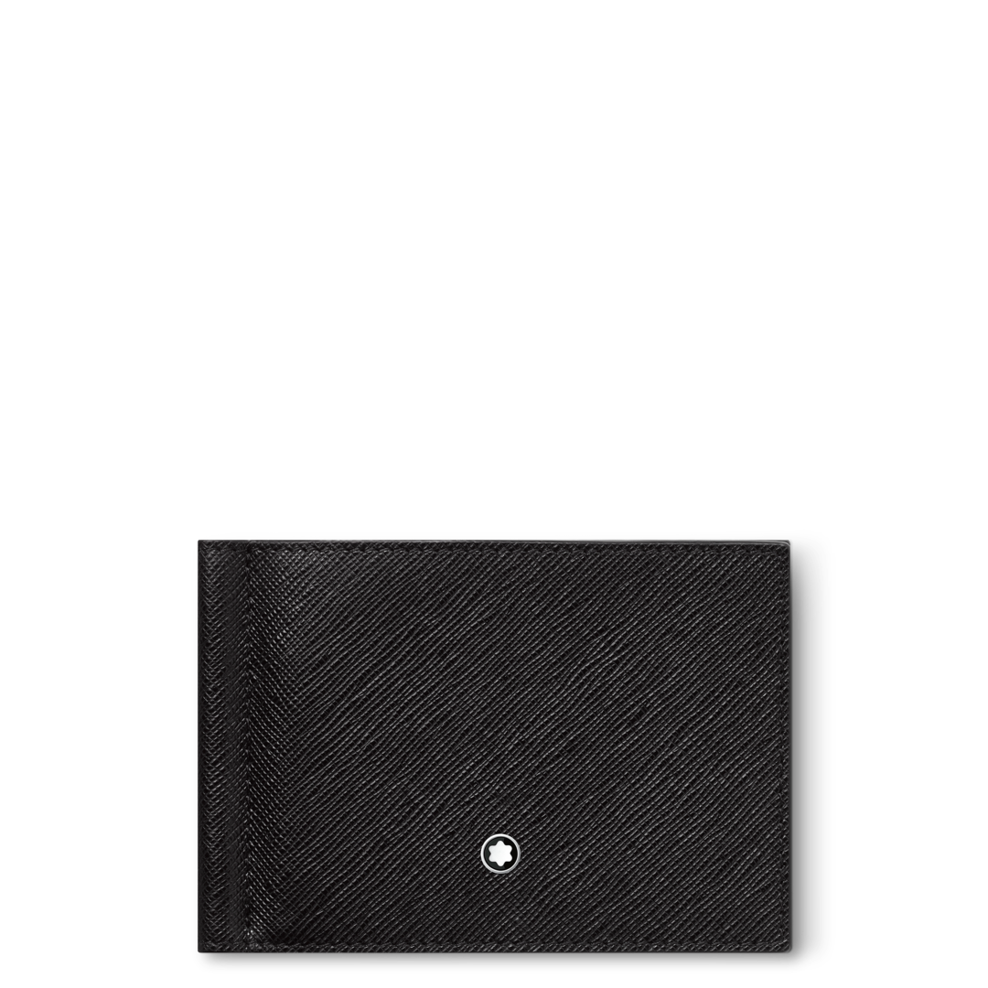 Montblanc Sartorial Wallet 6cc With Money Clip Black