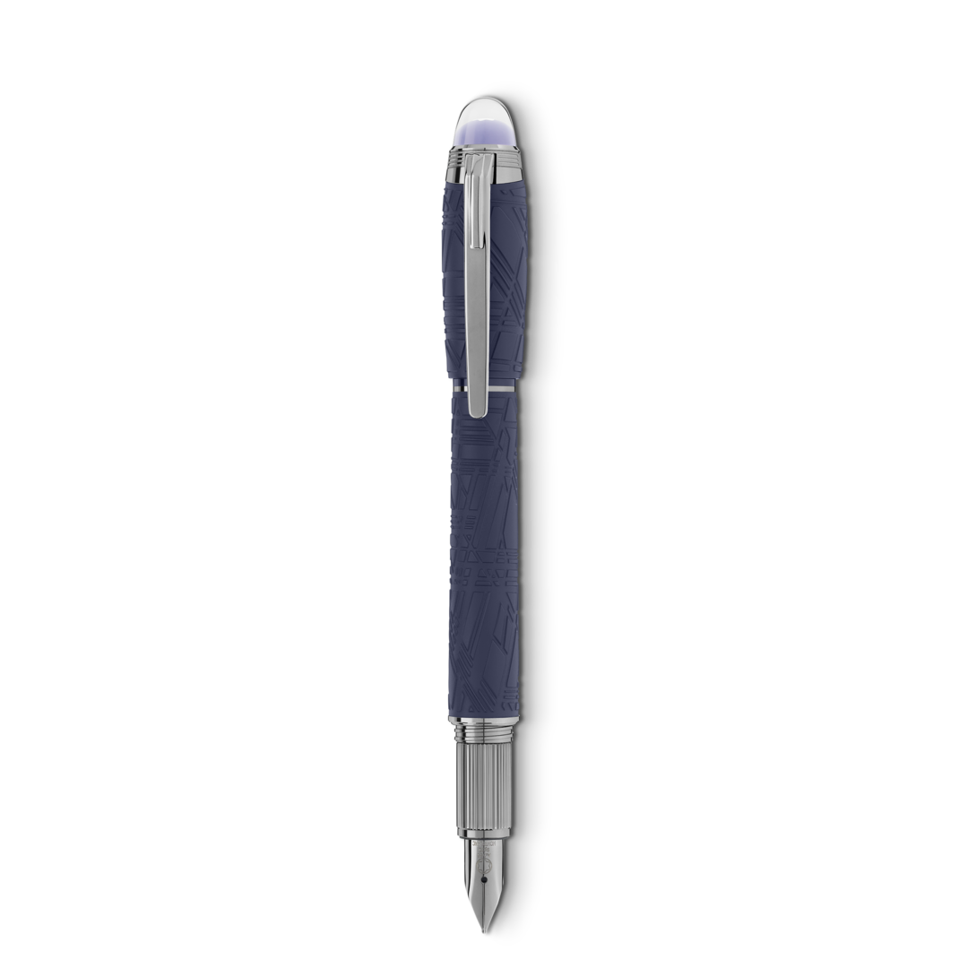 Montblanc Starwalker Spaceblue Resin Fountain Pen (f)