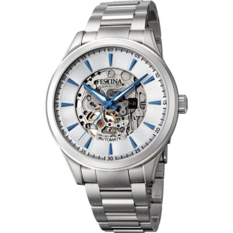 Festina F20536/1 Automatic Skeleton Mens Watch