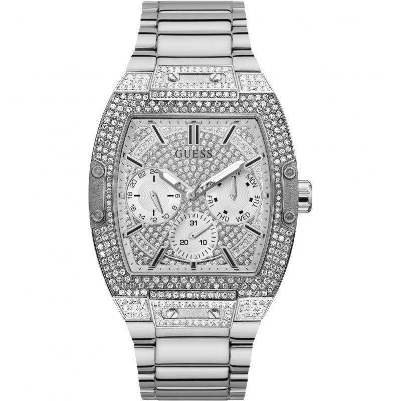 Guess Gw0094g1 Phoenix Crystal Set Stainless Steel Mens Watch