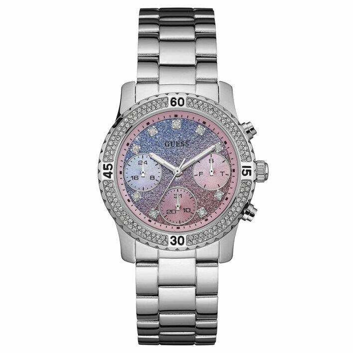 Guess W0774l1 Confetti Multicolor Sparkling Dial Womens Watch