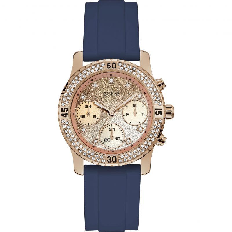 Guess W1098l6 Confetti Confetti Glitter Dial Ladies Watch