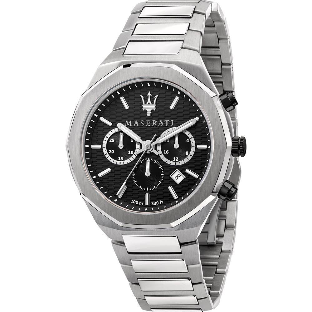 Maserati R8873642004 Stile Silver Quartz Dress Mens Watch