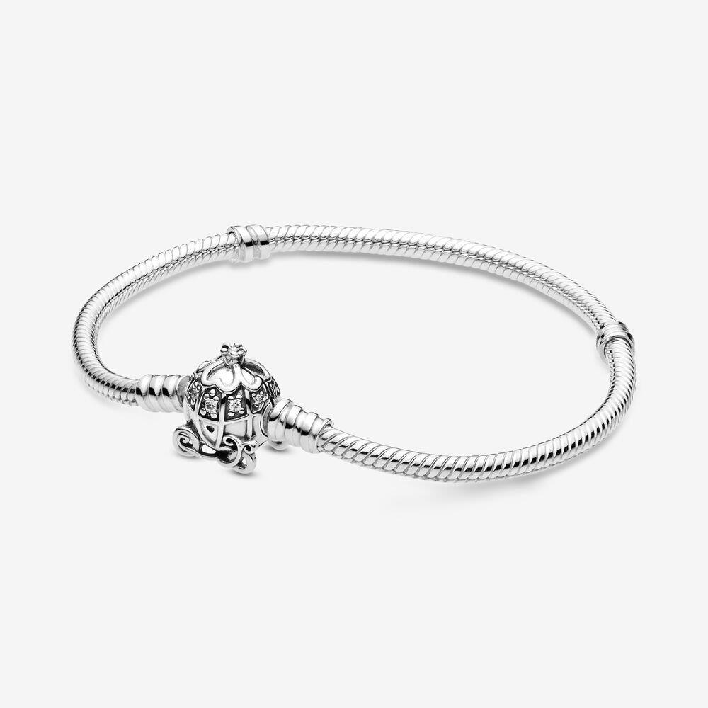 Pandora 599190c01-20 Disney Cinderella Pumpkin Coach Clasp Bracelet